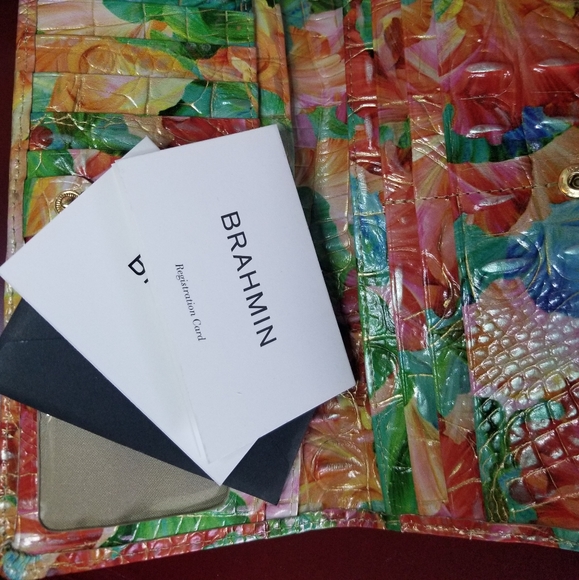 Brahmin Celia & Ady Wallet Set in Taffy Melbourne NWT - Picture 15 of 16
